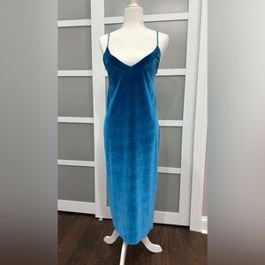 Zara Teal Sleeveless dress